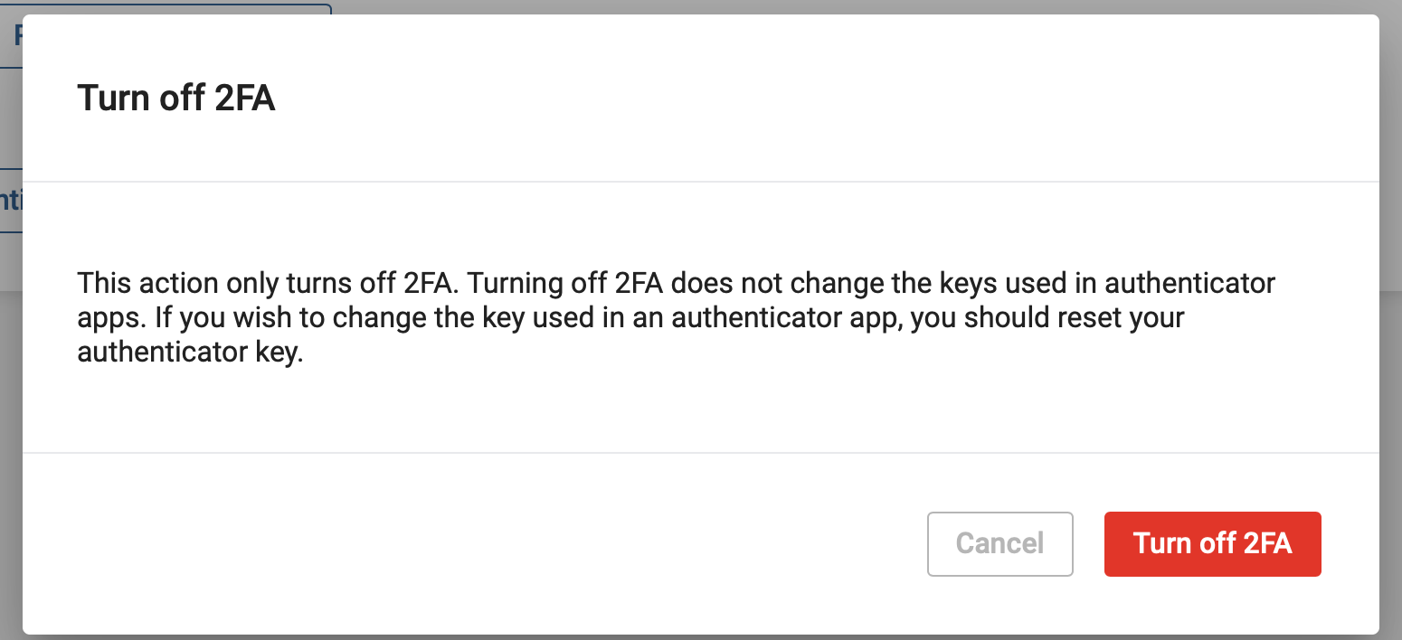 Deactivating (Turning Off) 2FA on Your User Account GovernSpot